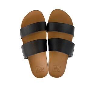 Roxy women Black Two Strap Casual Sandal Size 7